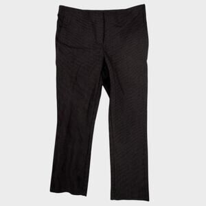 Amanda + Chelsea Womens 8 Black Gray Check Pants